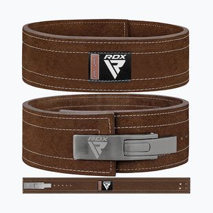 Пояс для важкої атлетики RDX Pro Liver Buckle Lth brown