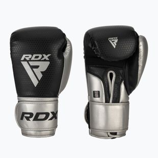 Боксерські рукавички RDX L2 Mark Pro Sparring Hook & Loop сріблясті