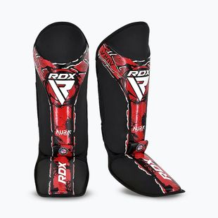 Захист гомілки та стопи RDX Instep New Aura F17 Shin black/red