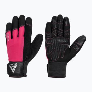 Рукавички для тренувань RDX W1F Full Finger pink