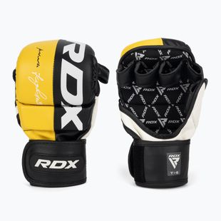 Рукавиці грепплінгові RDX Grappling Glove REX T6 Plus yellow