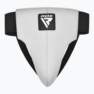 Захист паху чоловічий RDX R1 Martial Arts groin guard white/black