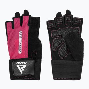 Рукавички для тренувань RDX Gym Workout W1 pink