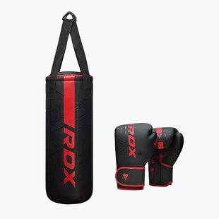 Мішок боксерський RDX F6 Junior Punch Bag + Boxing gloves matte red