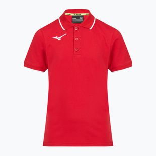 Футболка дитяча Mizuno Polo red/white