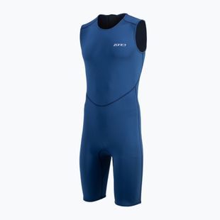 Гідрокостюм чоловічий ZONE3 Yulex Kneeskin 1,5 мм navy/silver
