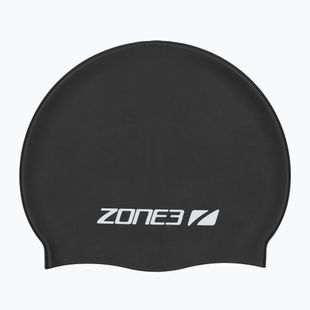 Шапочка для плавання ZONE3 Silicone Swim black