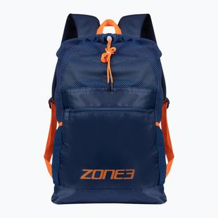 Рюкзак для плавання ZONE3 Large Mesh Training Bag navy/orange