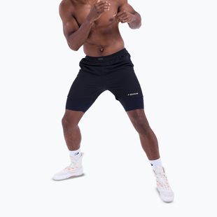 Шорти для тренувань чоловічі BOXRAW Sparring Club 2-in-1 black