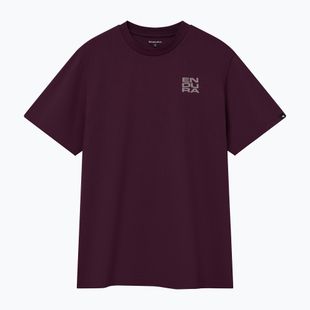 Футболка велосипедна Endura Stacked Logo Graphic Tee black cherry