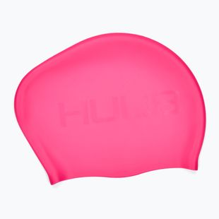 Шапочка для плавання HUUB Swim Cap Long Hair neon pink