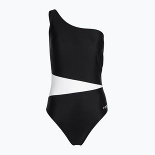 Купальник суцільний жіночий Zoggs Lattice One Shoulder blue / white