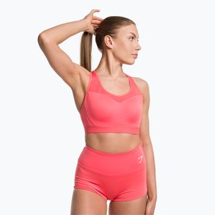 Бюстгальтер спортивний Gymshark Open Back Training Sports polka pink