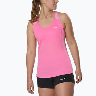Танк топ для бігу жіночий Mizuno DryAeroFlow Tank wild orchid