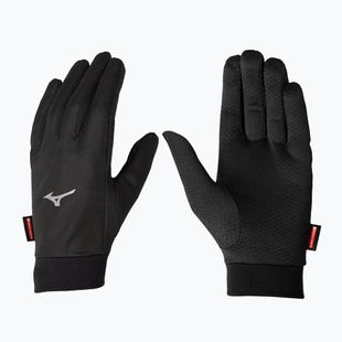 Рукавички для бігу Mizuno Wind Guard black