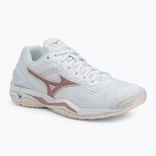 Кросівки гандбольні жіночі Mizuno Wave Stealth V white/rose/snow white