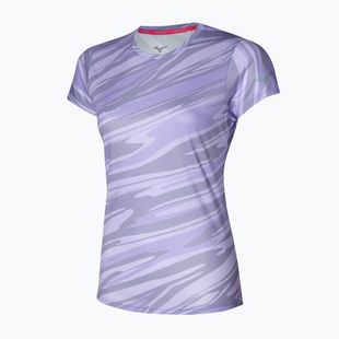 Жіноча бігова футболка Mizuno Core Graphic Tee пастельно-бузкова