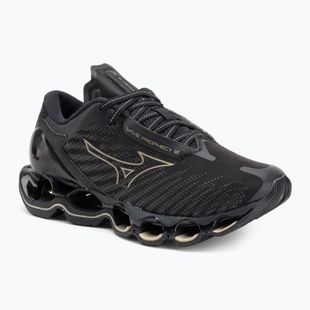Кросівки для бігу жіночі Mizuno Wave Prophecy 12 black/ge gold