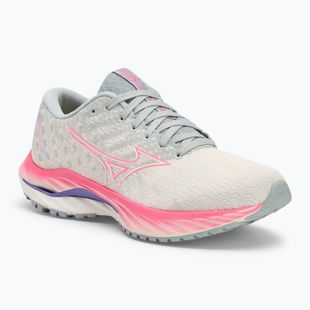 Кросівки для бігу жіночі Mizuno Wave Inspire 19 snow white/ hi vis pink/ purple punch