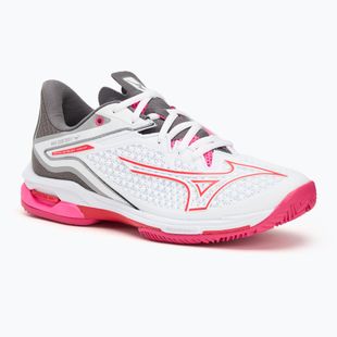 Кросівки тенісні жіночі Mizuno Wave Exceed Tour 6 CC white/radiant red/quiet shade