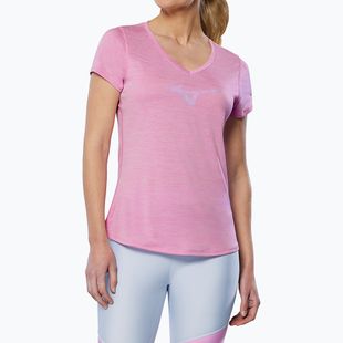 Футболка для бігу жіноча Mizuno Impulse Core RB Tee бузковийc chiffon