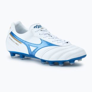 Кросівки футбольні чоловічі Mizuno Morelia II Pro MD white/laser blue/gold