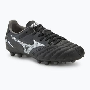 Кросівки футбольні чоловічі Mizuno Morelia Neo IV Pro AG black/galaxy silver