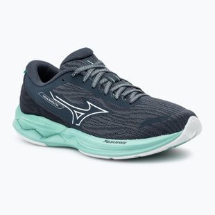 Кросівки для бігу жіночі Mizuno Wave Revolt 3 india ink/neo silver/dusty jade green