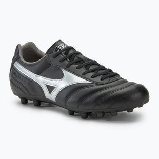 Кросівки футбольні чоловічі Mizuno Morelia II Club AG black/galaxy silver/dark shadow
