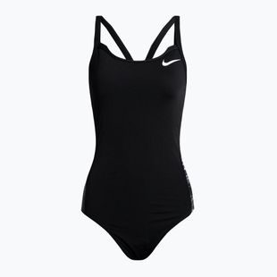 Купальник суцільний жіночий Nike Multiple Print Racerback Splice One jet black NESSC051-006