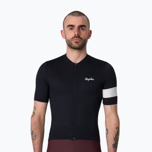 Футболка велосипедна чоловіча Rapha Core Lightweight Jersey black/white