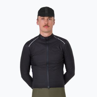 Куртка велосипедна чоловіча Rapha Brevet Element Wind Jacket black/grey
