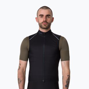 Жилет велосипедний чоловічий Rapha Brevet Element Wind Gilet black/grey