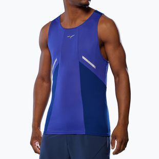 Футболка для бігу чоловіча Mizuno DryAeroFlow Tank reflexblue
