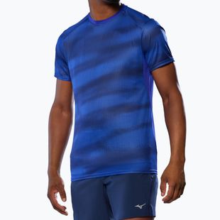 Футболка для бігу чоловіча Mizuno DryAeroFlow Graphic Tee reflex blue
