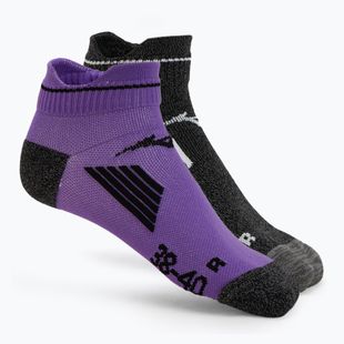 Шкарпетки Mizuno Active Training Mid 2 пари paisley purple