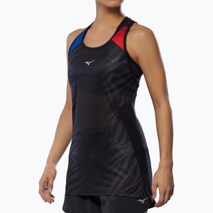Футболка для бігу жіноча Mizuno DryAeroFlow Graphic Tank oni red