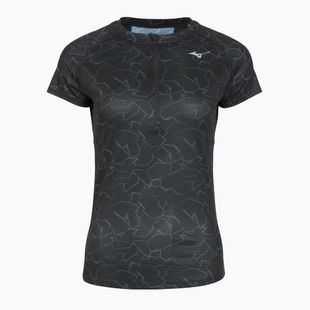 Футболка для бігу жіноча Mizuno Graphic Trail Tee black