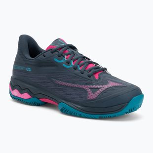 Кросівки для паделю жіночі Mizuno Wave Exceed Light 2 Padel midnight navy/ fuchsia purple/ enamel blue