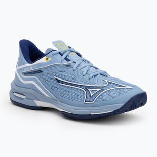 Кросівки тенісні жіночі Mizuno Wave Exceed Tour 6 CC bel air blue/ bellwether blue/ white