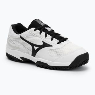 Кросівки тенісні чоловічі Mizuno Break Shot 5 CC white/ black/ harbor mist