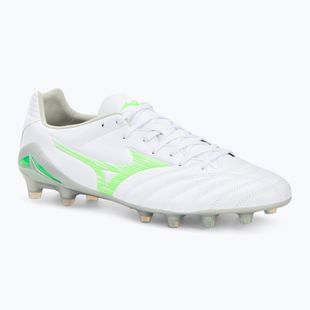 Кросівки футбольні чоловічі Mizuno Monarcida Neo III Pro Md white/neon green