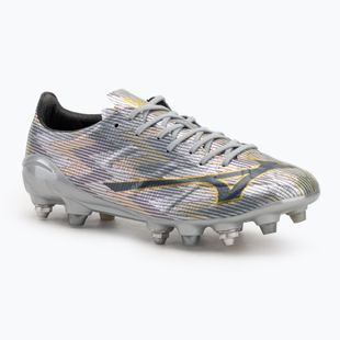 Кросівки футбольні чоловічі Mizuno α II Japan Mix galaxy silver/8605 c/gold