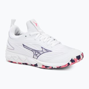 Кросівки волейбольні Mizuno Wave Luminous 3 white/violet indigo/camellia rose