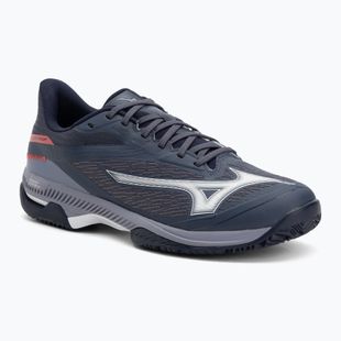 Кросівки тенісні Mizuno Wave Exceed Court CC odyssey gray/white/blue granite
