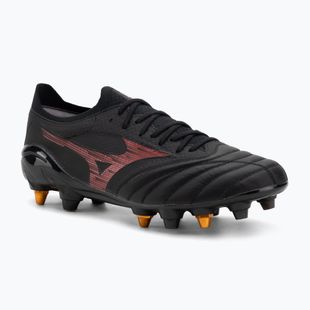 Кросівки футбольні чоловічі Mizuno Morelia Neo IV Beta Elite Mix SG black/morelia 40th red/black