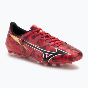 Кросівки футбольні Mizuno Alpha II Select AG morelia 40th red/black/gold