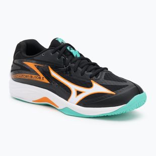 Кросівки волейбольні Mizuno Thunder Blade Z black/tangelo/ice green
