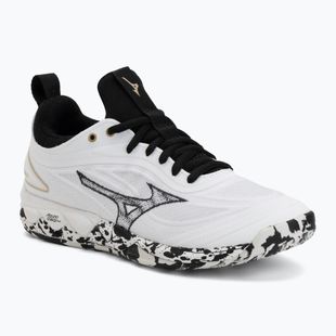 Кросівки волейбольні Mizuno Wave Luminous 3 white/black/ge gold