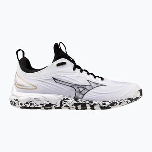 Кросівки волейбольні Mizuno Wave Luminous 3 white/black/ge gold